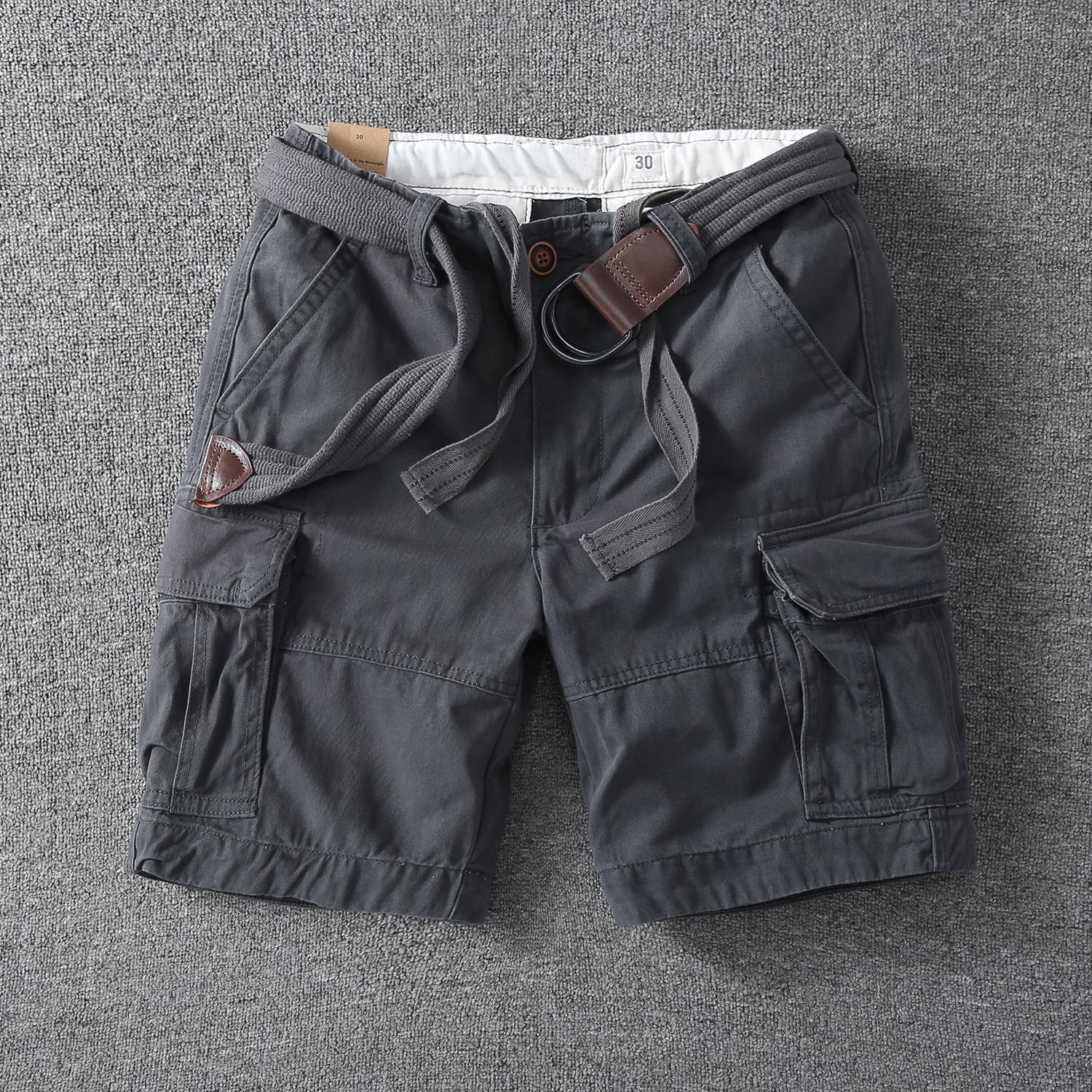 Straight-leg Men's Casual Mid-rise Pants