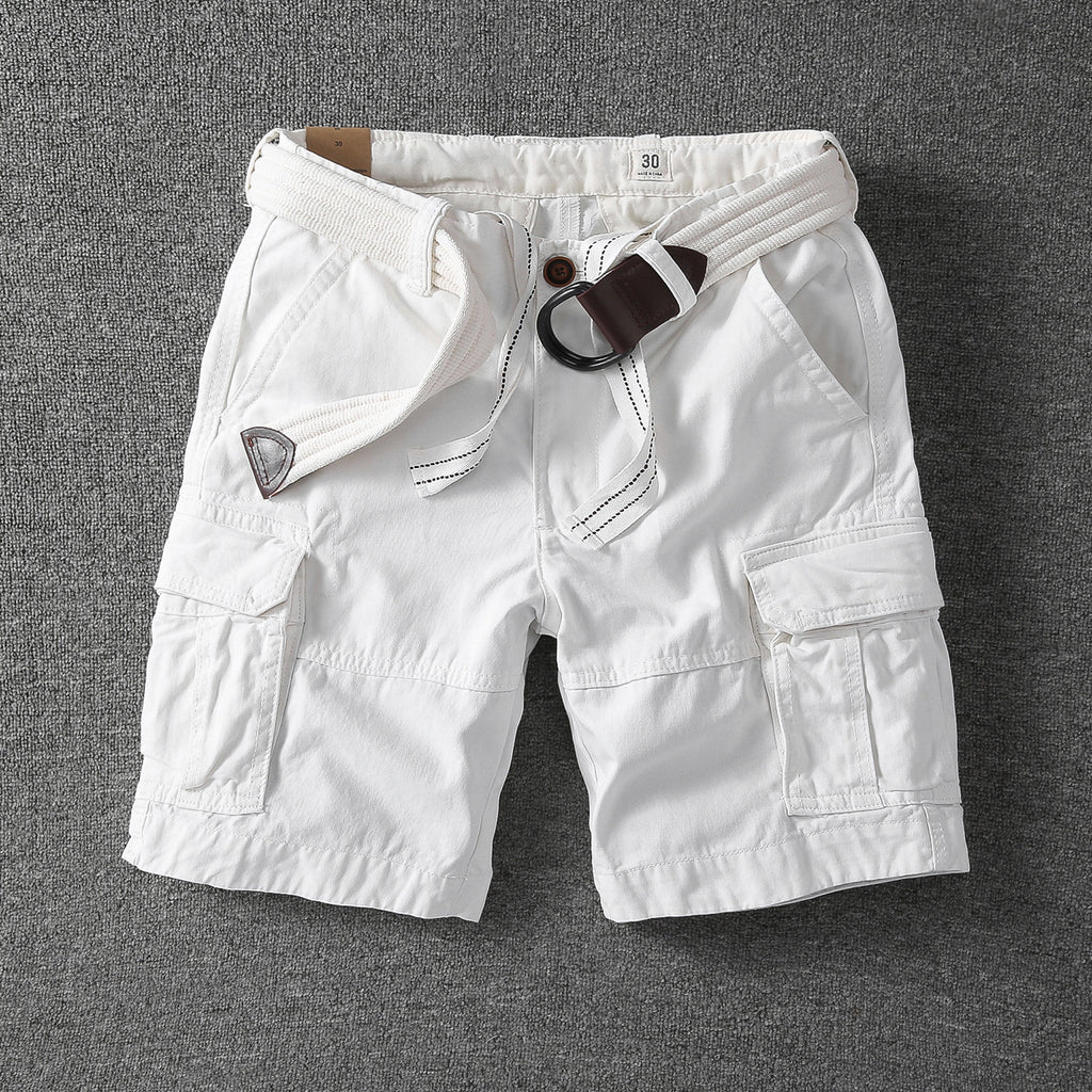 Straight-leg Men's Casual Mid-rise Pants