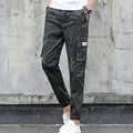 Came toouflagoling multi-pocket pants feet feet pants pants nine pants
