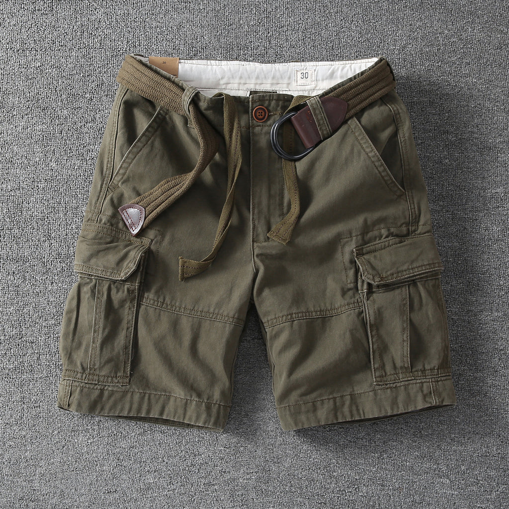 Straight-leg Men's Casual Mid-rise Pants