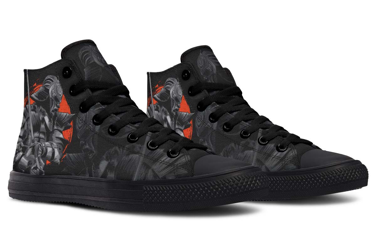 Fashion Printed Couple High Top Canvas Shoes