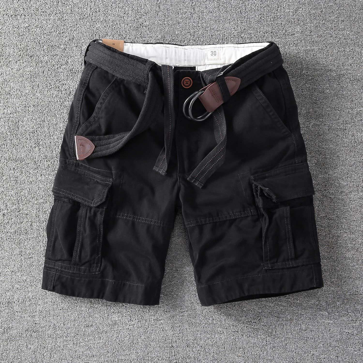 Straight-leg Men's Casual Mid-rise Pants