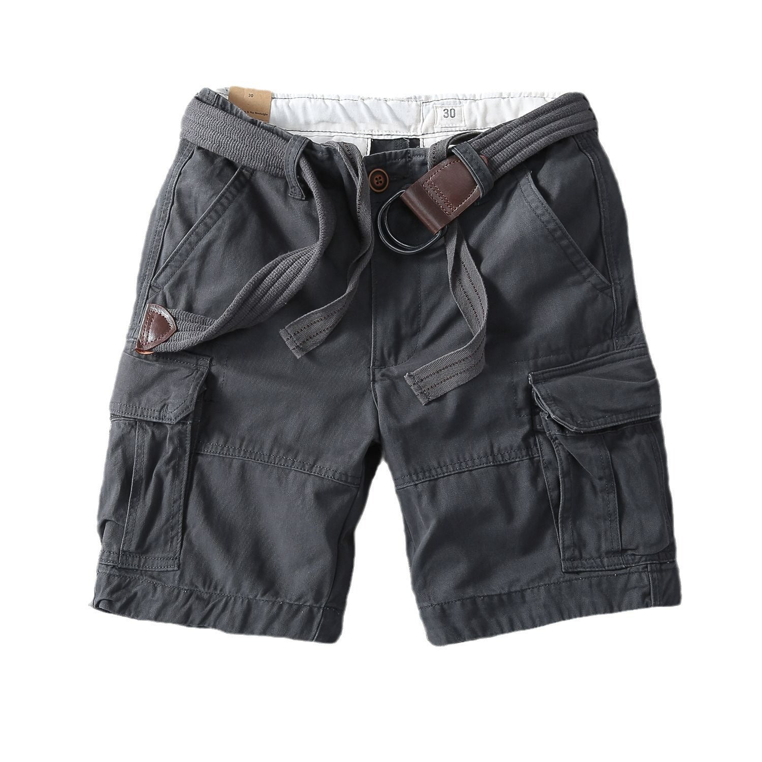Straight-leg Men's Casual Mid-rise Pants