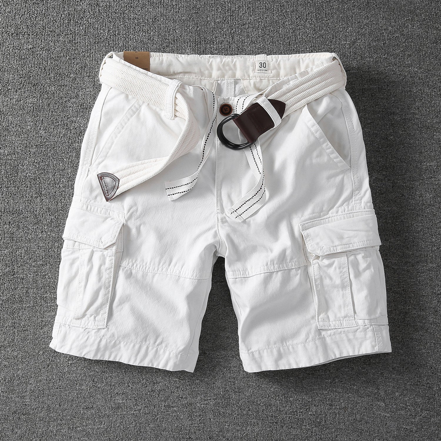 Straight-leg Men's Casual Mid-rise Pants