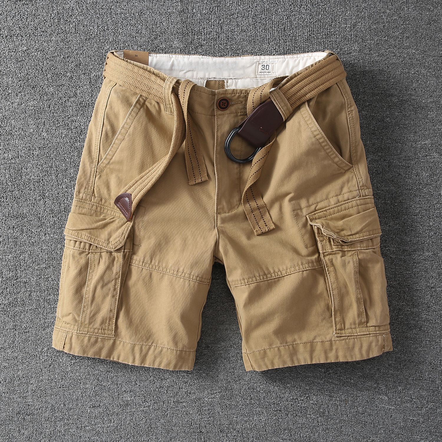 Straight-leg Men's Casual Mid-rise Pants