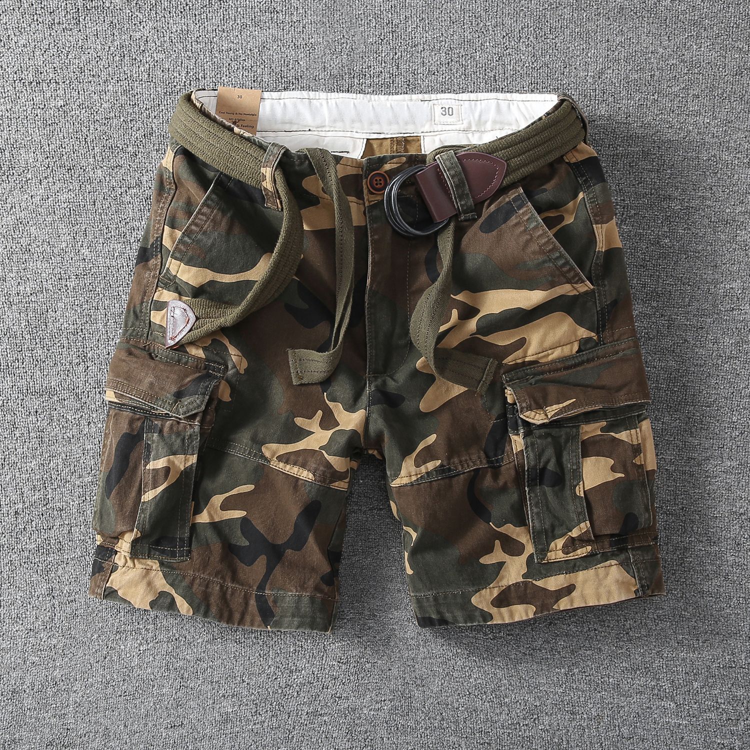 Straight-leg Men's Casual Mid-rise Pants